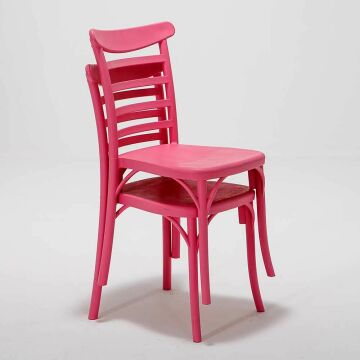 4 Adet Efes Pembe Sandalye / Balkon-bahçe-mutfak