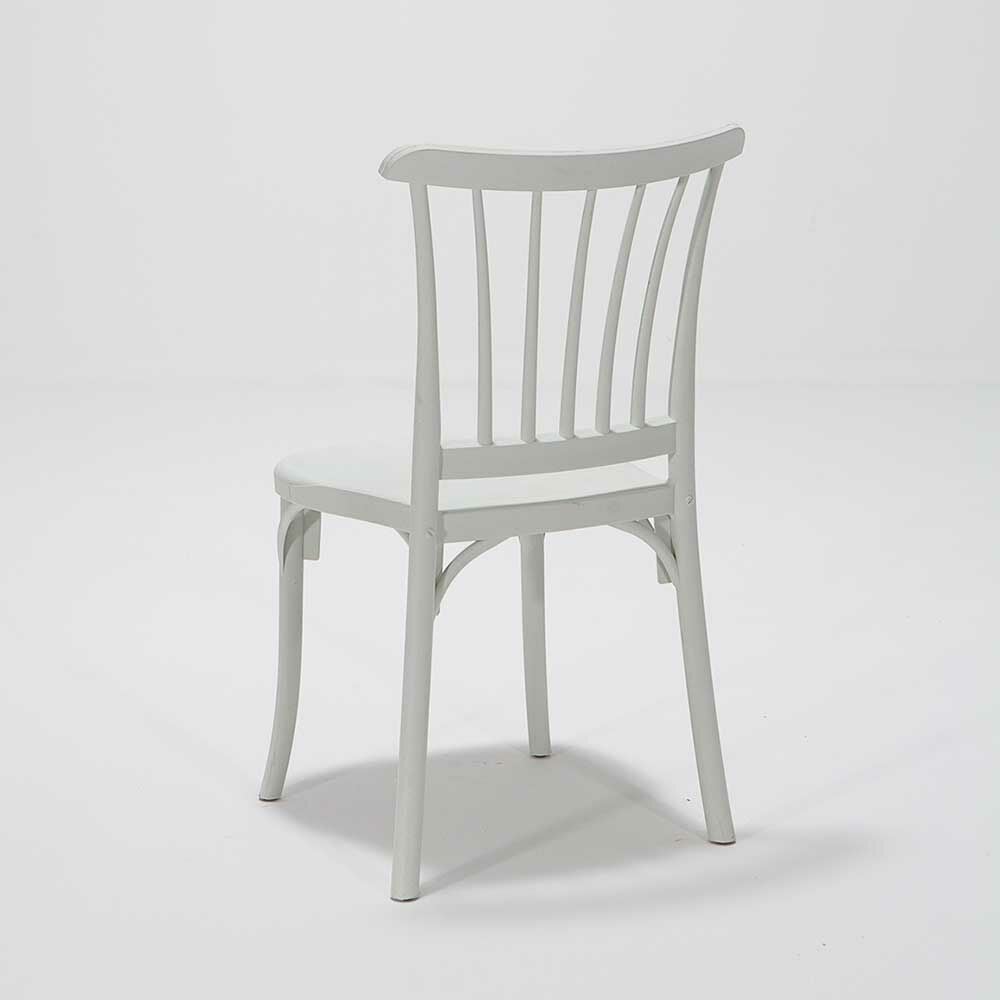 6 Adet Violet Beyaz Sandalye / Balkon-bahçe-mutfak