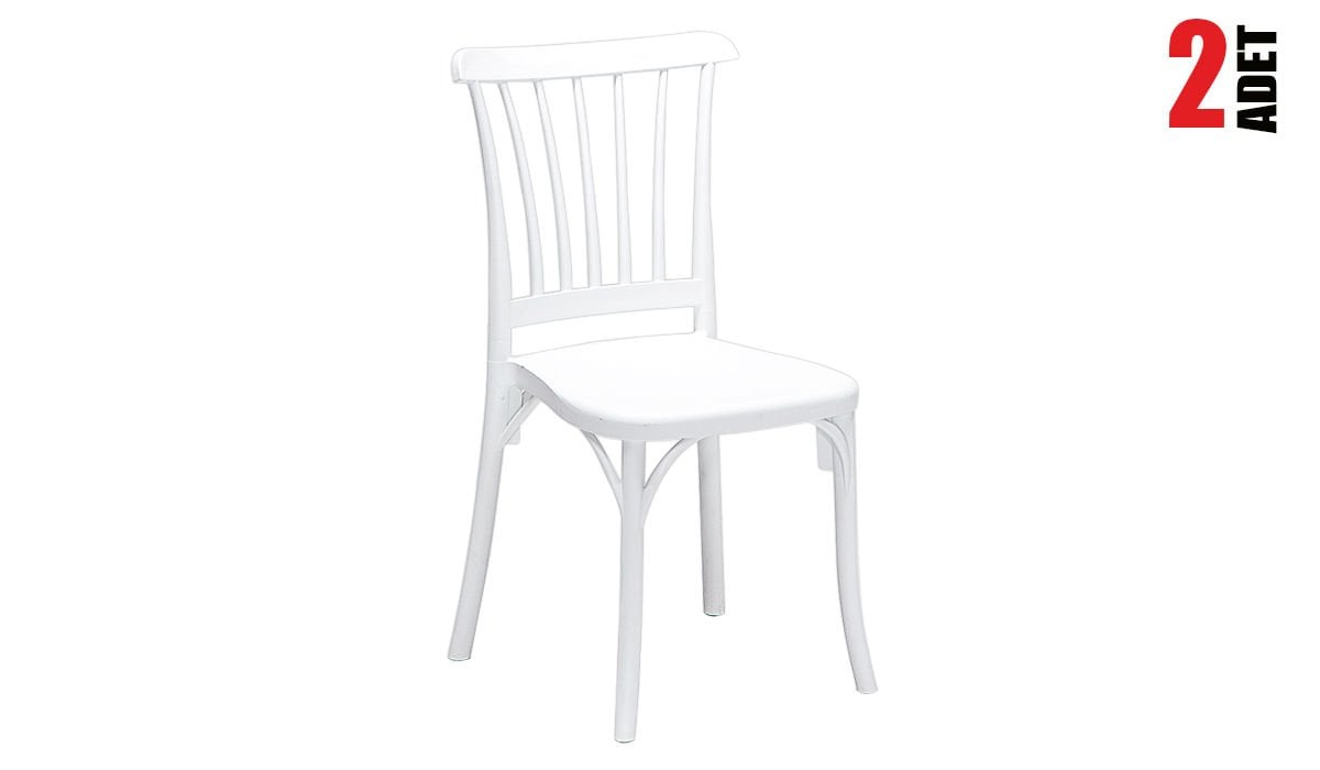 Violet Beyaz Sandalye  (2 adet)