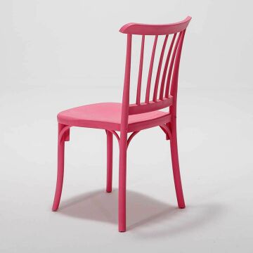 4 Adet Violet Pembe Sandalye / Balkon-bahçe-mutfak