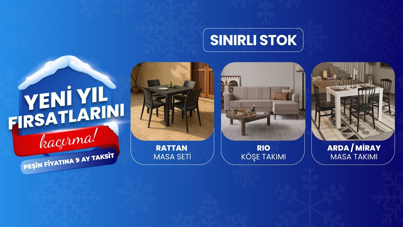 Yeni Yıl Sınırlı Stoklu Ürünler Kampanyası